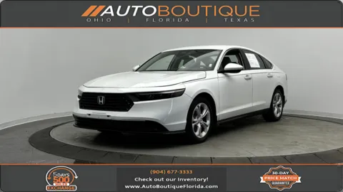 White 2025 Honda Accord Sedan LX for sale in Jacksonville, FL