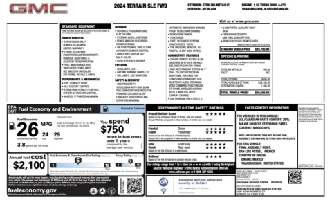 Photos of 2024 GMC Terrain SLE for sale in Jacksonville, FL at Auto Boutique Florida