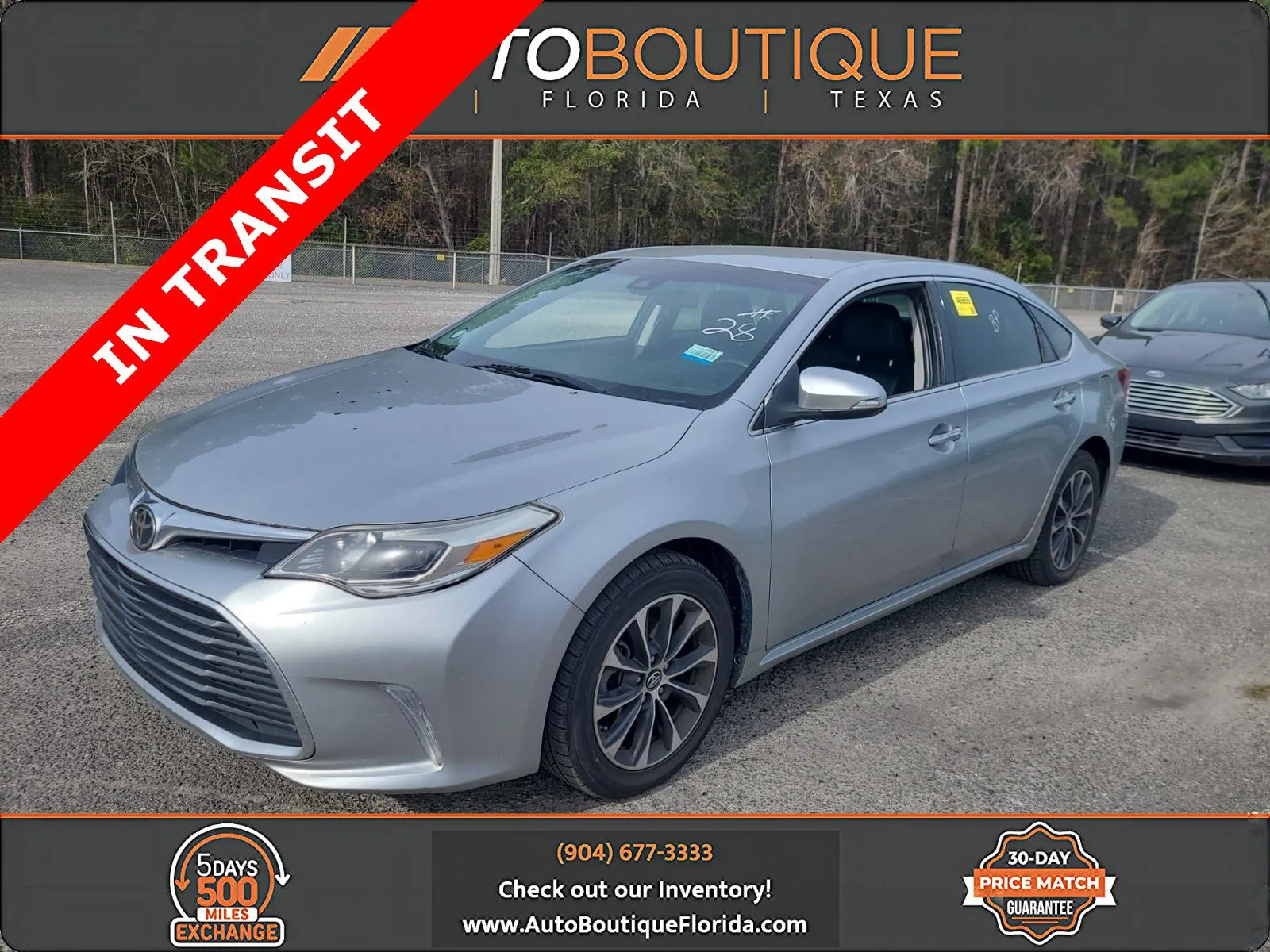 Silver 2018 Toyota Avalon XLE for sale in Jacksonville, FL