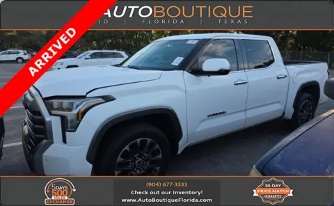 White 2022 Toyota Tundra Limited for sale in Jacksonville, FL