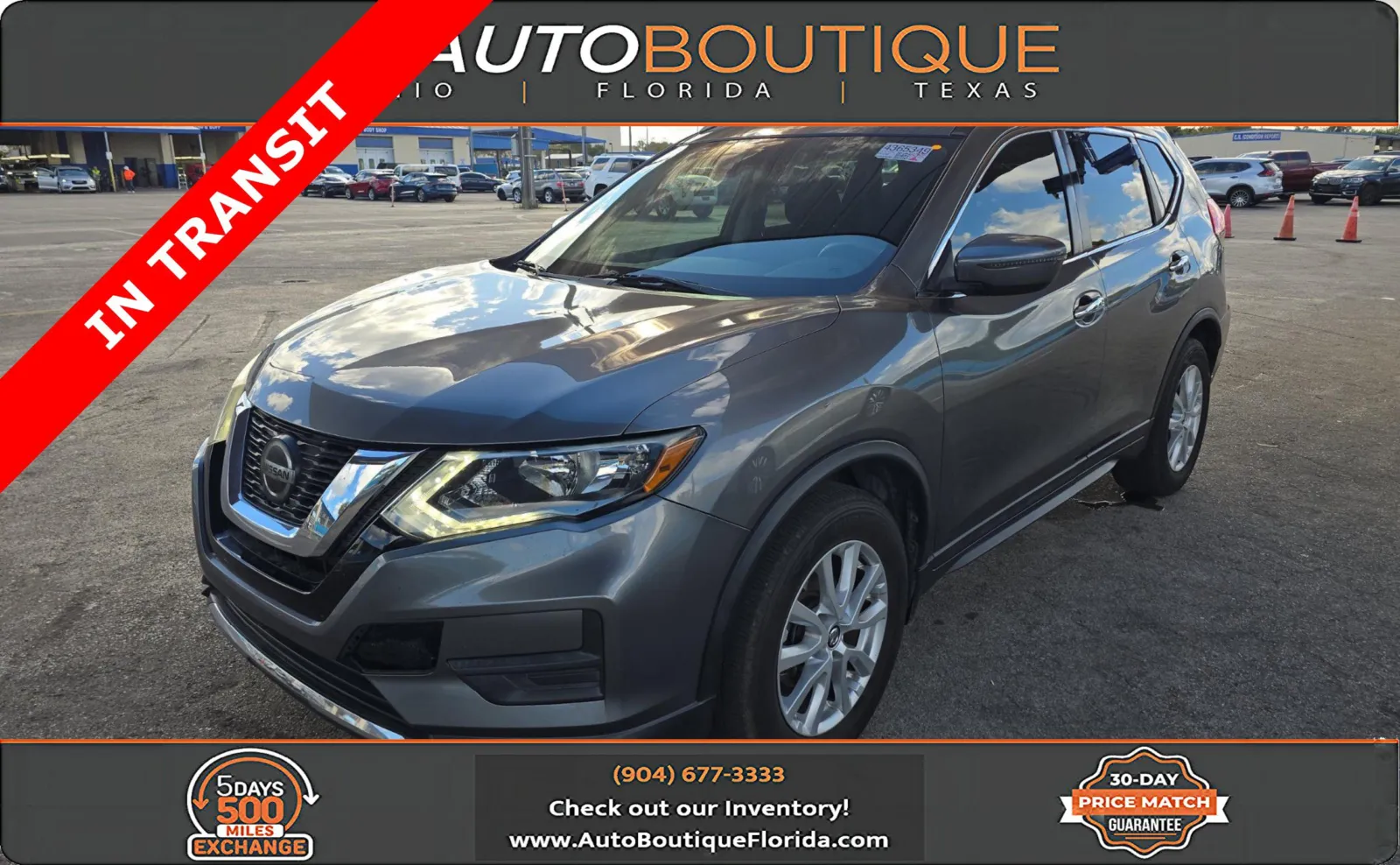 Gray 2019 Nissan Rogue S for sale in Jacksonville, FL