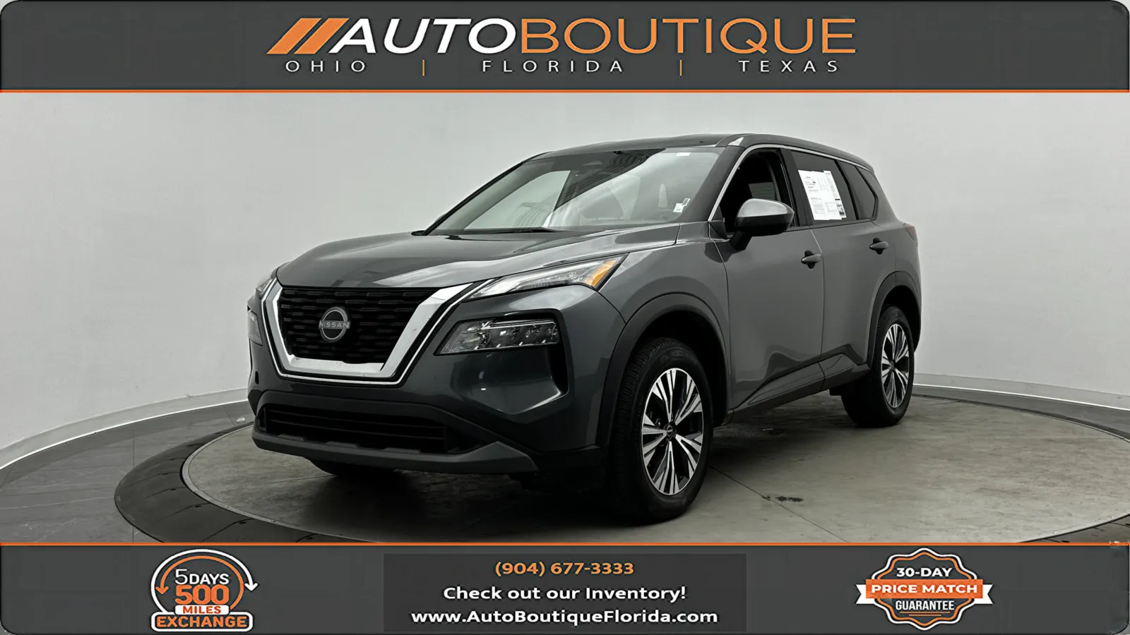Gray 2023 Nissan Rogue SV for sale in Jacksonville, FL