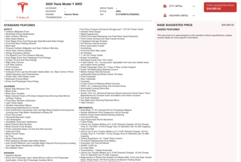 Photos of 2020 Tesla Model Y Performance for sale in Jacksonville, FL at Auto Boutique Florida