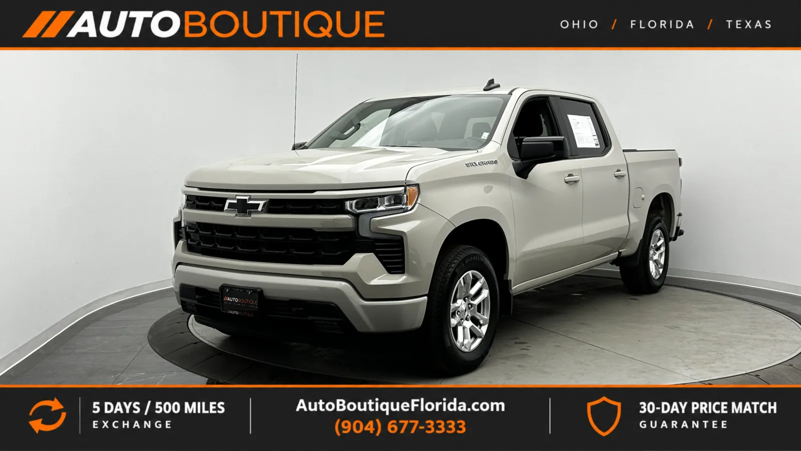 Silver 2026 Chevrolet Silverado 1500 RST for sale in Jacksonville, FL