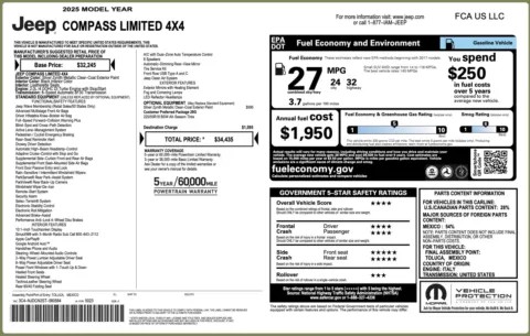 More photos of 2025 Jeep Compass Limited at Auto Boutique Florida, FL