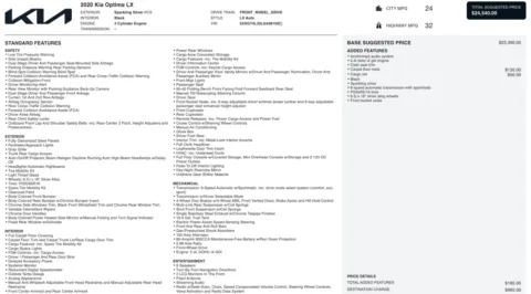 More photos of 2020 Kia Optima LX at Auto Boutique Florida, FL