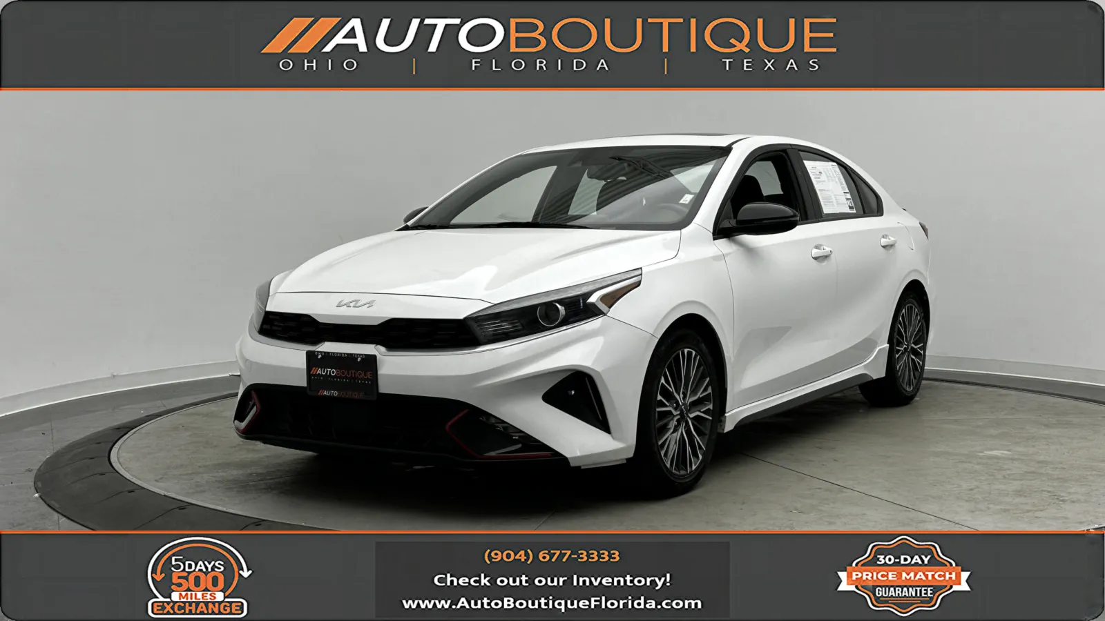 White 2023 Kia Forte GT-Line for sale in Jacksonville, FL