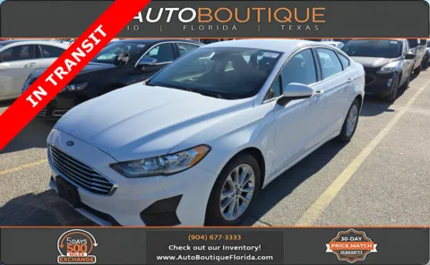 White 2020 Ford Fusion SE for sale in Jacksonville, FL