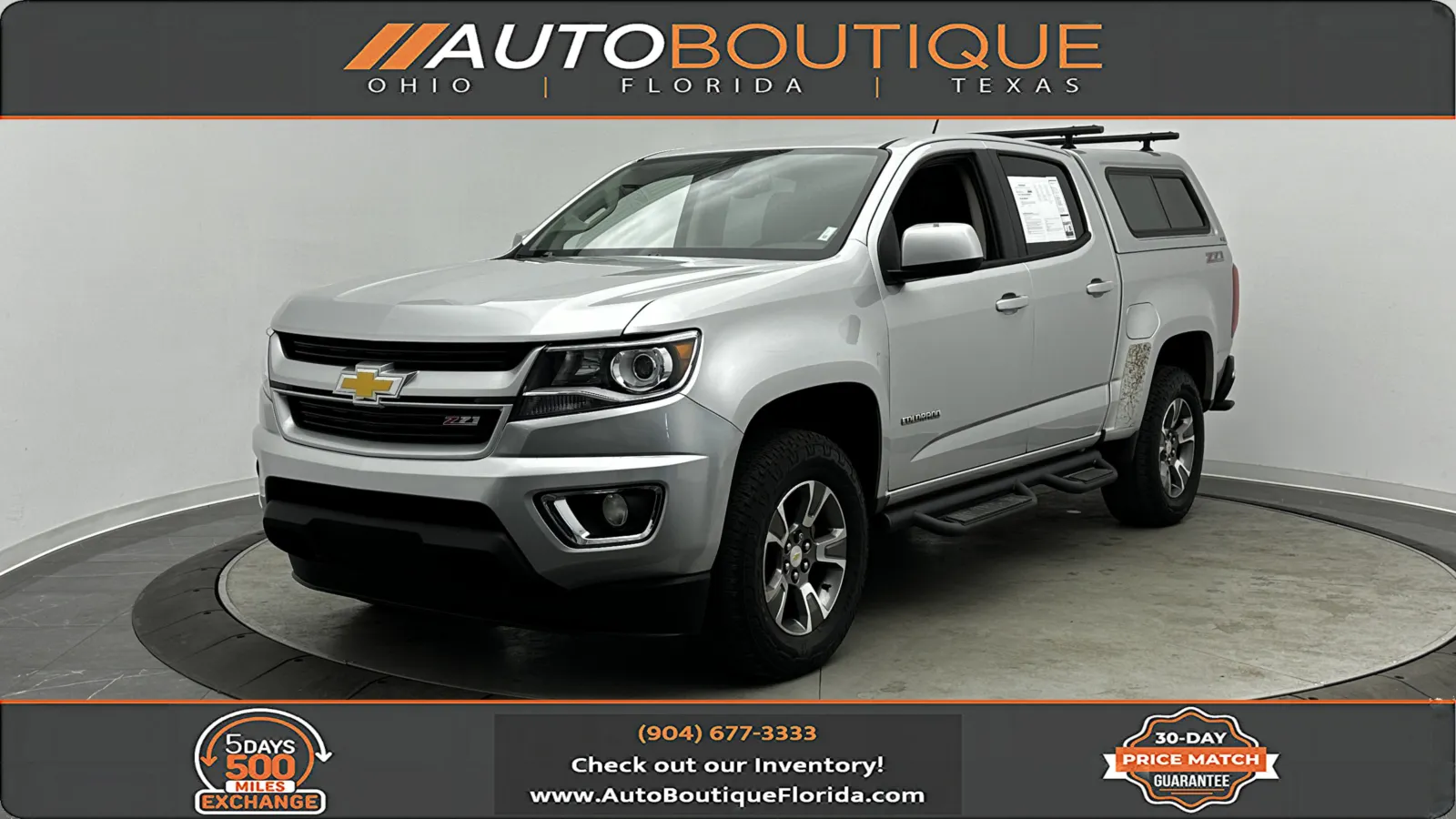 Silver 2016 Chevrolet Colorado 4WD Z71 for sale in Jacksonville, FL