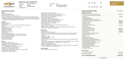 Photos of 2016 Chevrolet Colorado 4WD Z71 for sale in Jacksonville, FL at Auto Boutique Florida