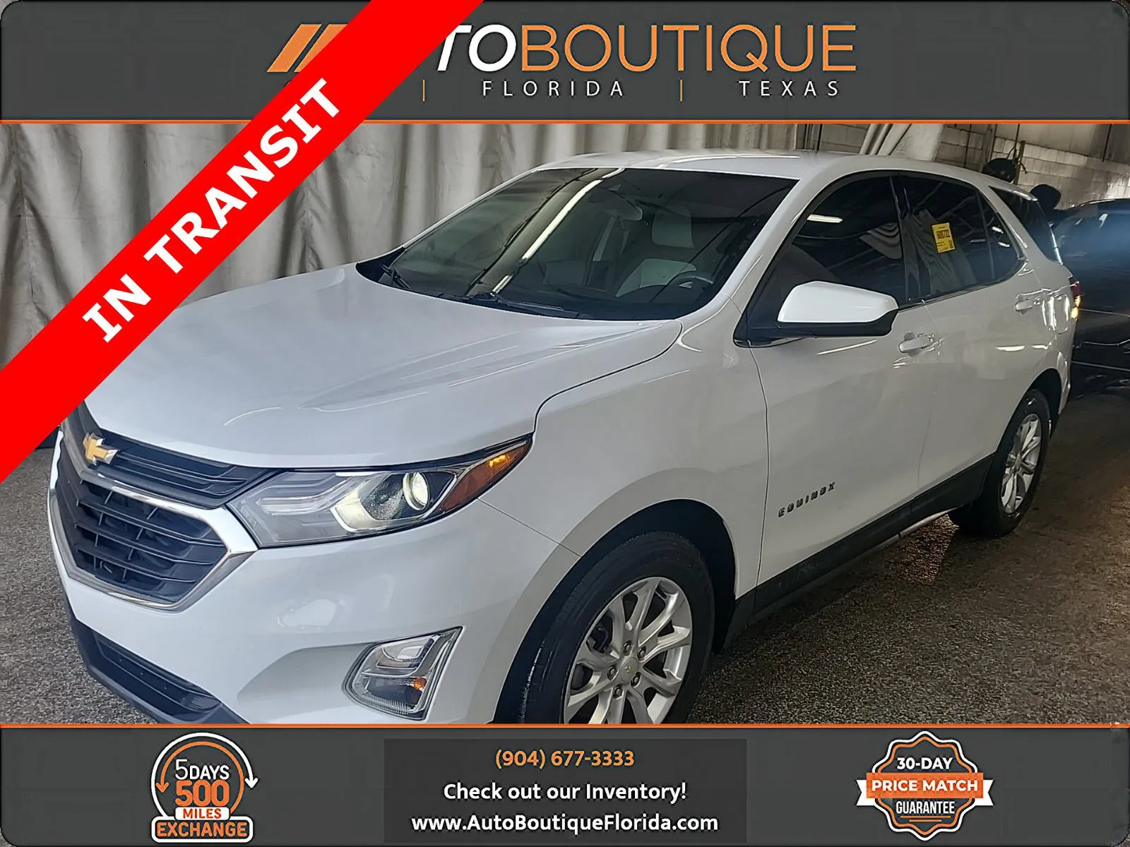 White 2020 Chevrolet Equinox LT for sale in Jacksonville, FL