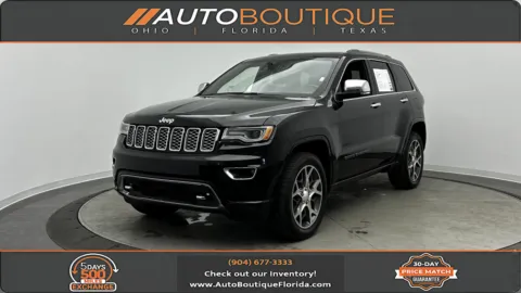 Black 2019 Jeep Grand Cherokee Overland for sale in Jacksonville, FL