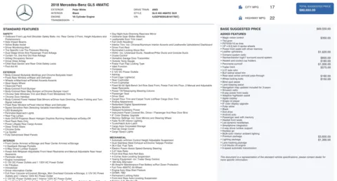 Photos of 2018 Mercedes-Benz GLS 450 for sale in Jacksonville, FL at Auto Boutique Florida