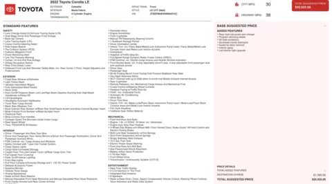 More photos of 2022 Toyota Corolla LE at Auto Boutique Florida, FL