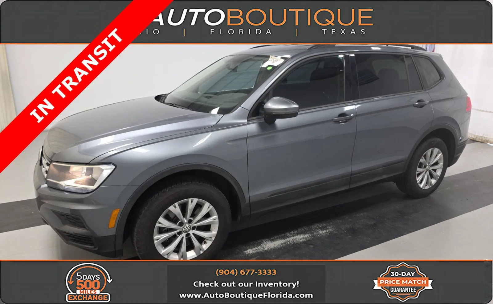 Gray 2020 Volkswagen Tiguan S for sale in Jacksonville, FL