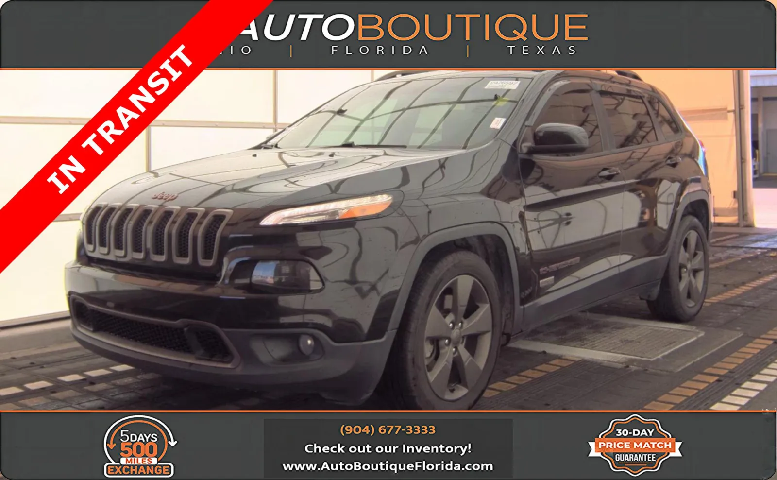 Black 2016 Jeep Cherokee 75th Anniversary for sale in Jacksonville, FL