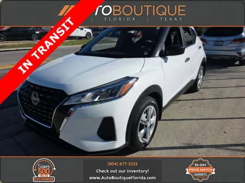 White 2024 Nissan Kicks S for sale in Jacksonville, FL