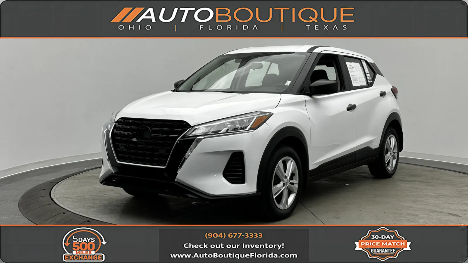 White 2024 Nissan Kicks S for sale in Jacksonville, FL