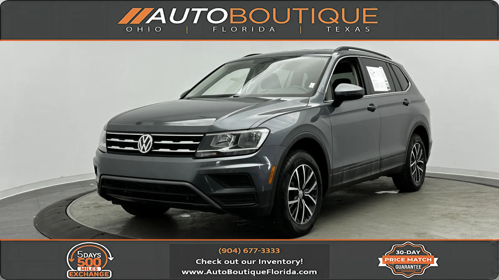 Gray 2019 Volkswagen Tiguan SE for sale in Jacksonville, FL