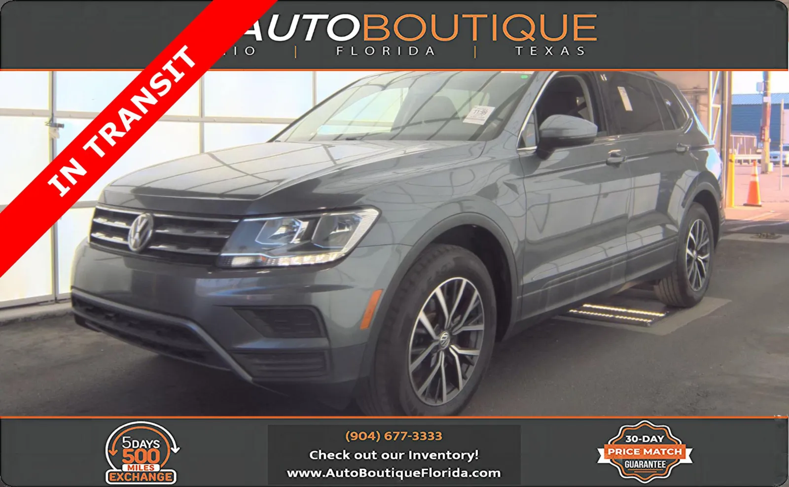 Gray 2019 Volkswagen Tiguan SE for sale in Jacksonville, FL