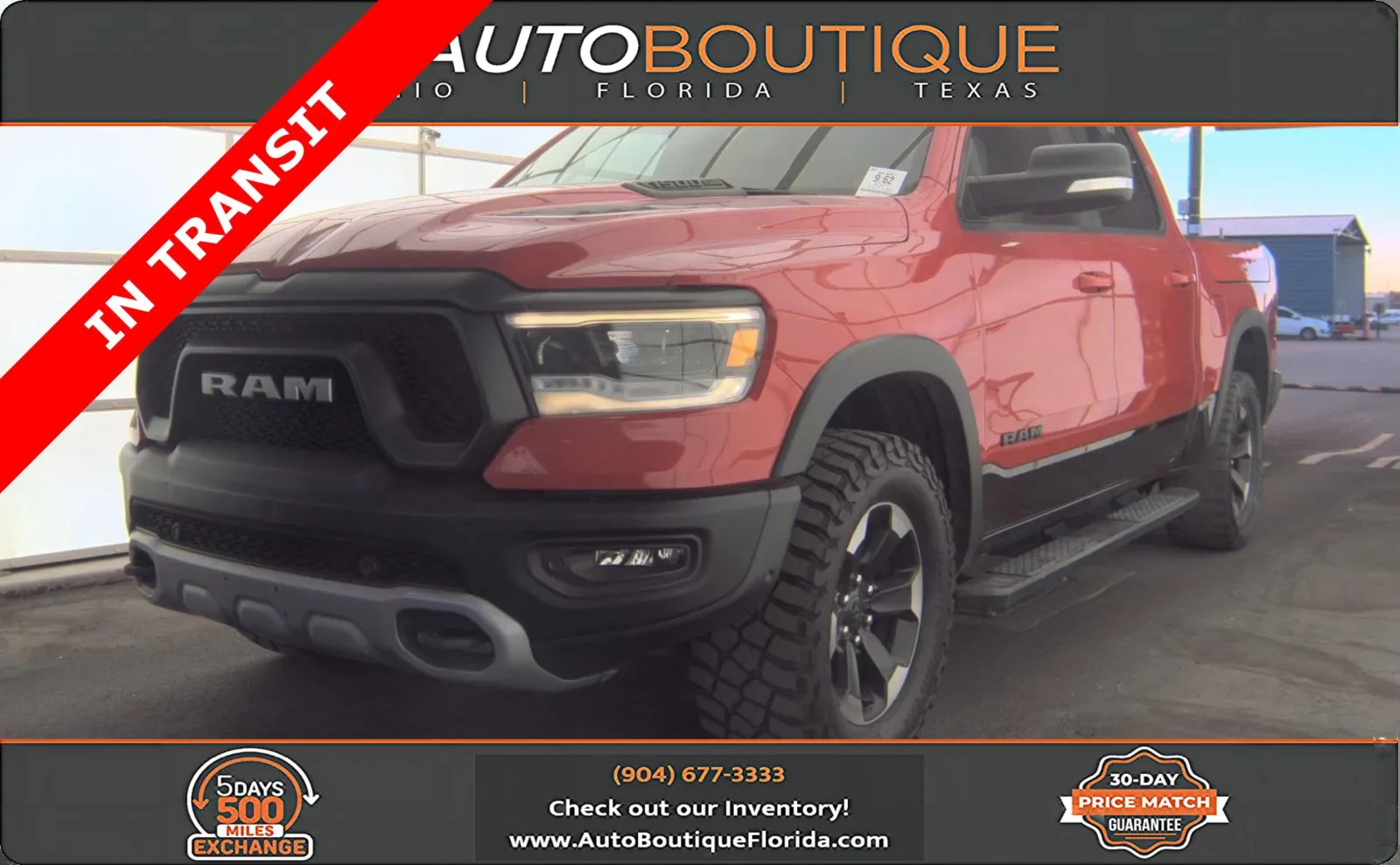 Red 2021 Ram 1500 Rebel for sale in Jacksonville, FL