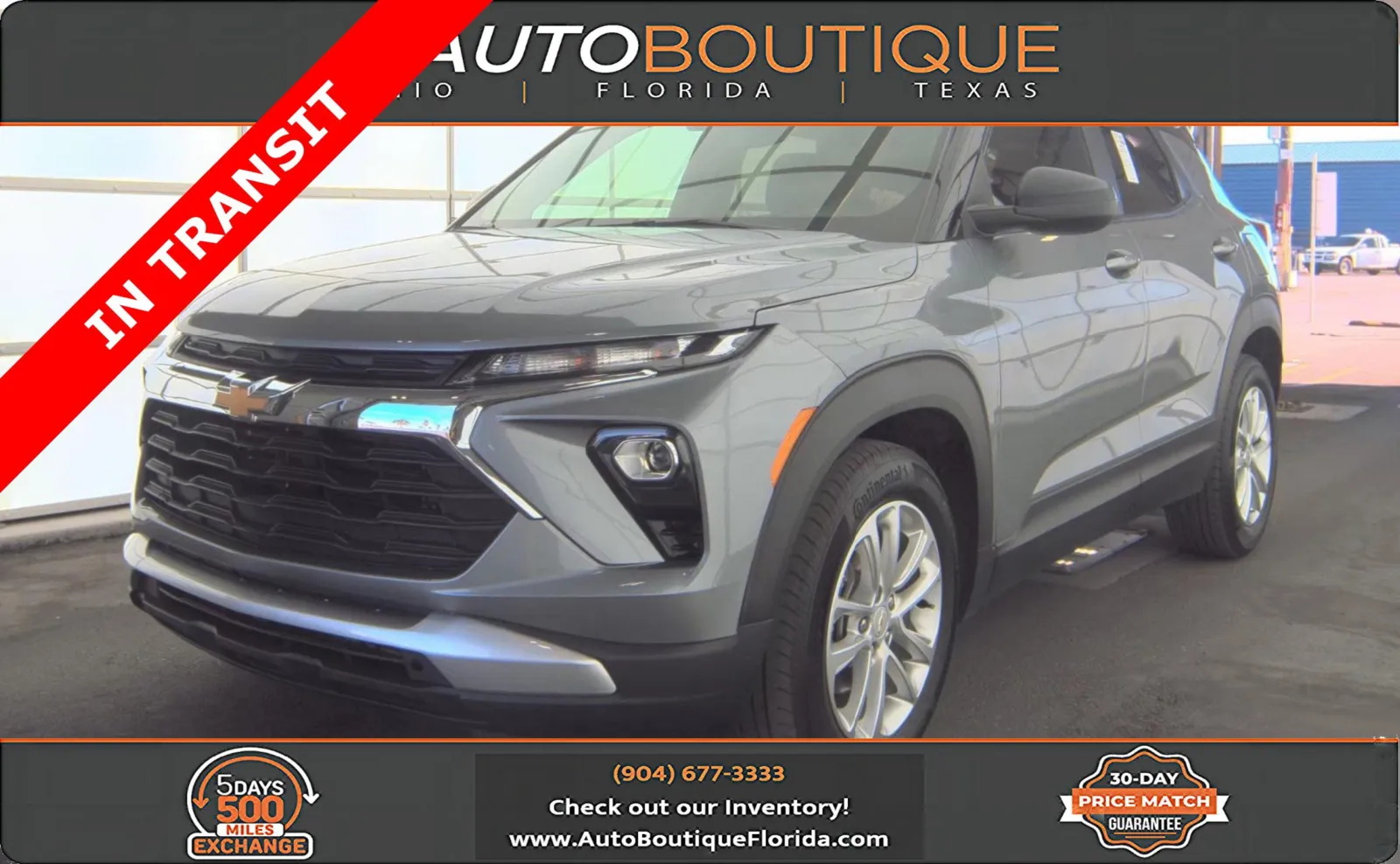 Gray 2024 Chevrolet Trailblazer LS for sale in Jacksonville, FL