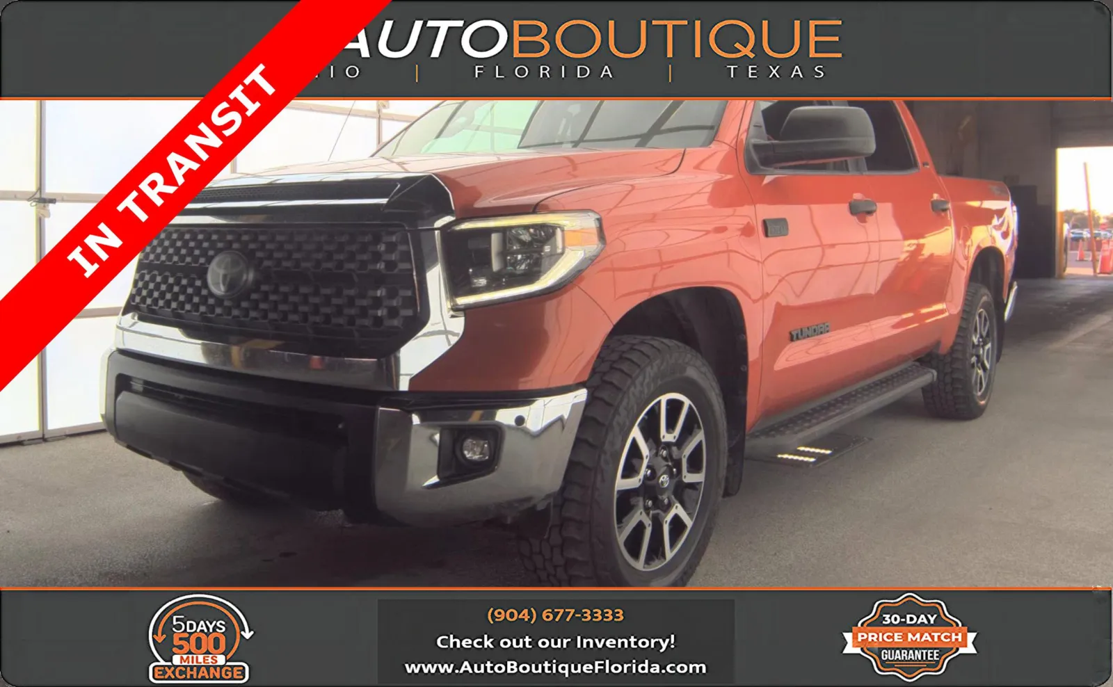 Orange 2018 Toyota Tundra SR5 for sale in Jacksonville, FL