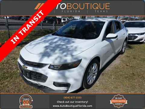 White 2018 Chevrolet Malibu LT for sale in Jacksonville, FL