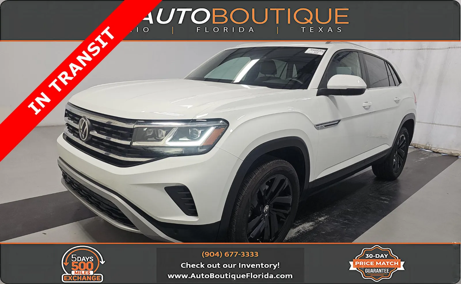White 2023 Volkswagen Atlas Cross Sport 2.0T SE w/Technology for sale in Jacksonville, FL