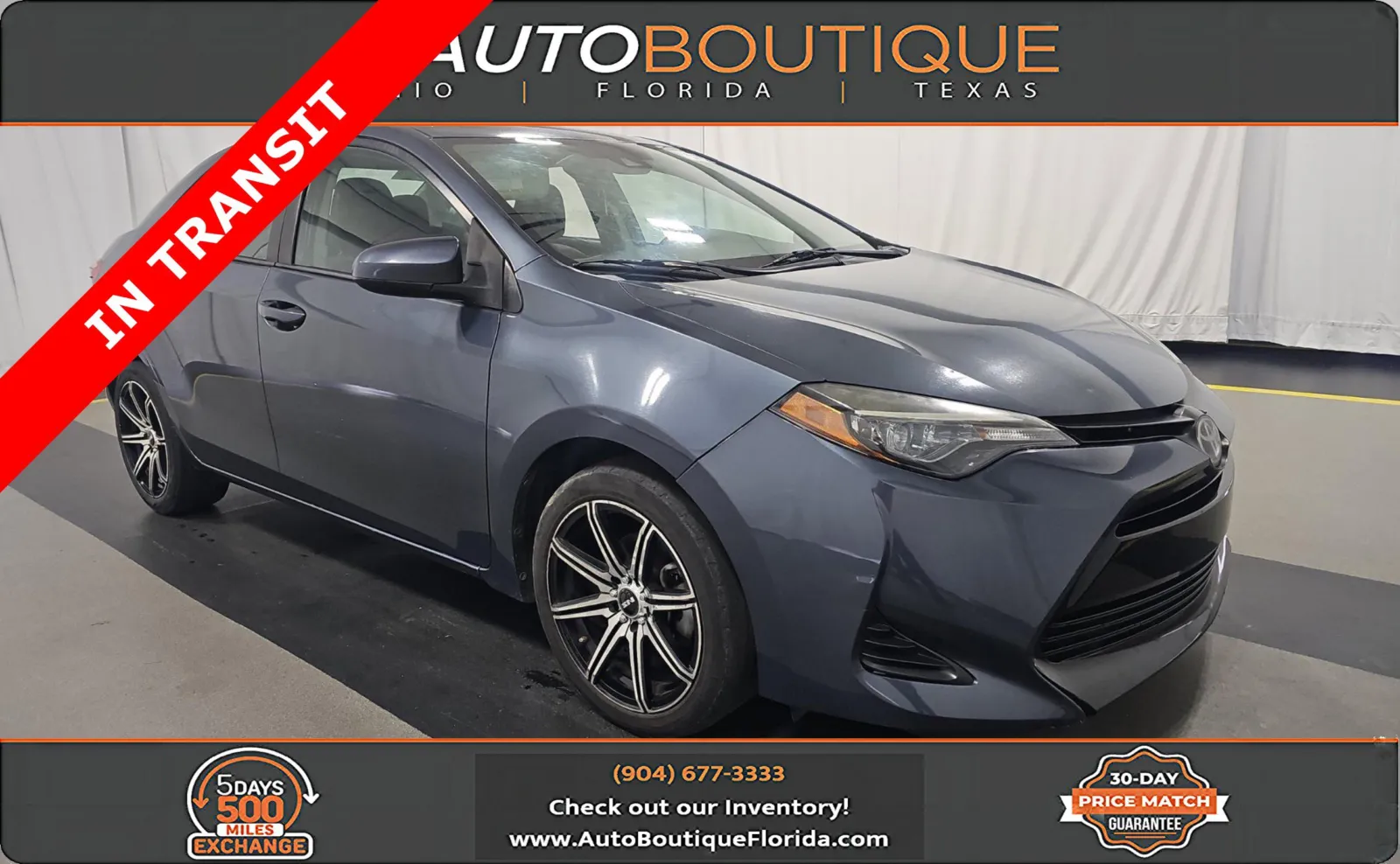 Gray 2019 Toyota Corolla LE for sale in Jacksonville, FL
