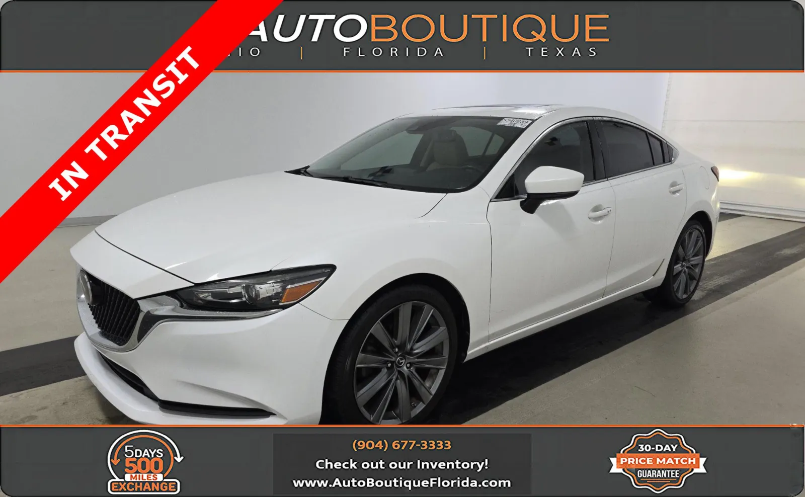 White 2018 Mazda Mazda6 Grand Touring for sale in Jacksonville, FL