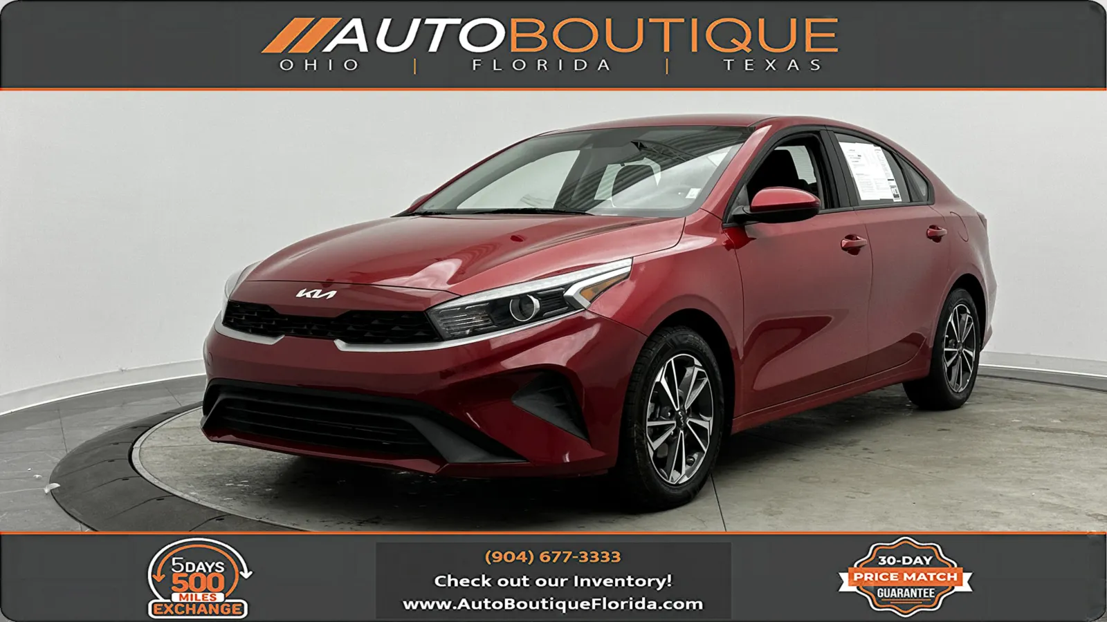 Red 2023 Kia Forte LXS for sale in Jacksonville, FL