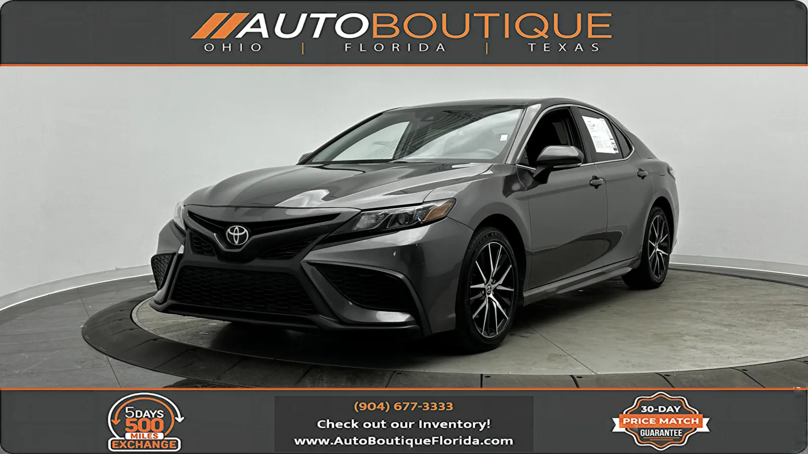 Gray 2022 Toyota Camry SE for sale in Jacksonville, FL