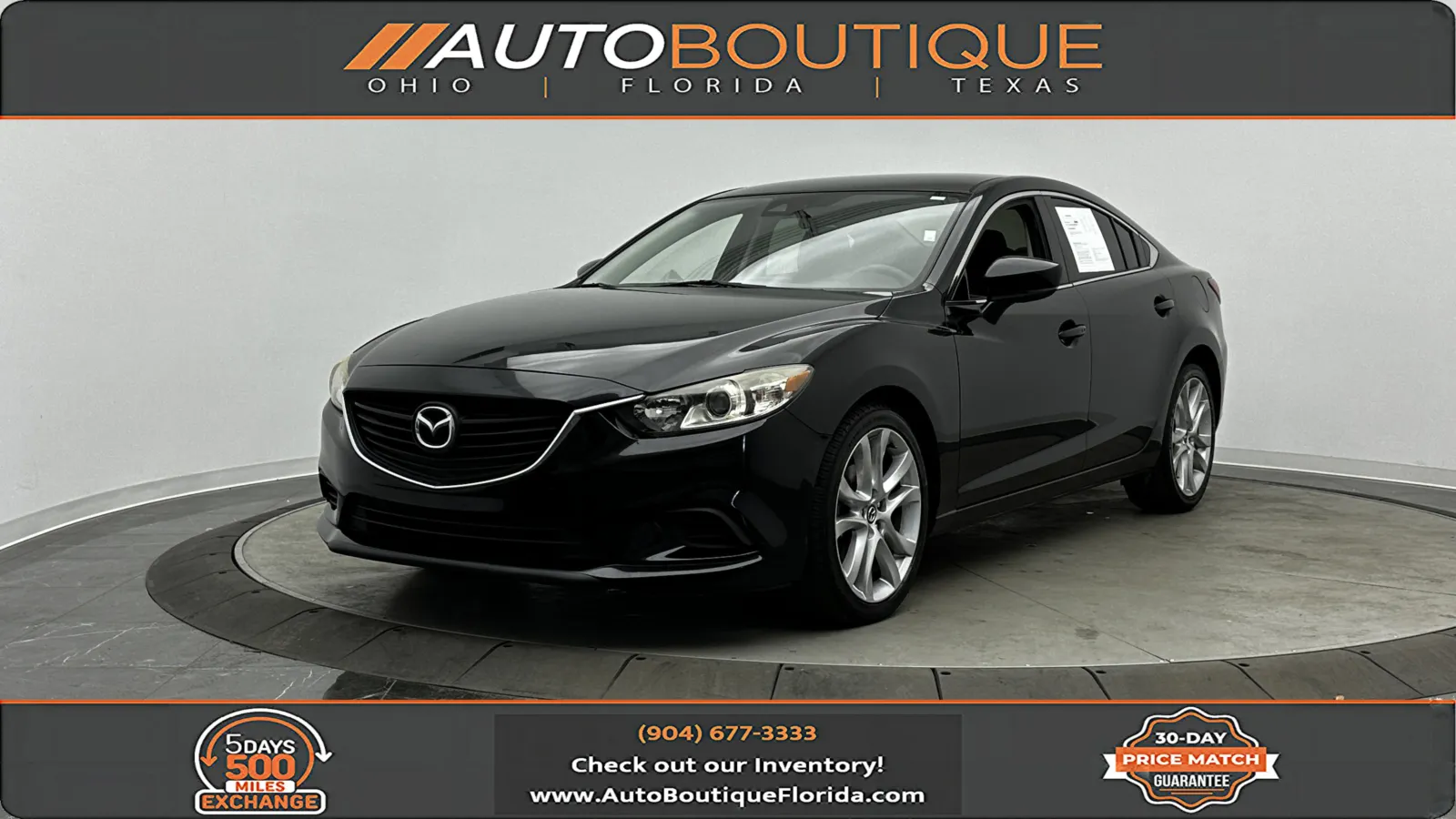 Black 2017 Mazda Mazda6 Touring for sale in Jacksonville, FL