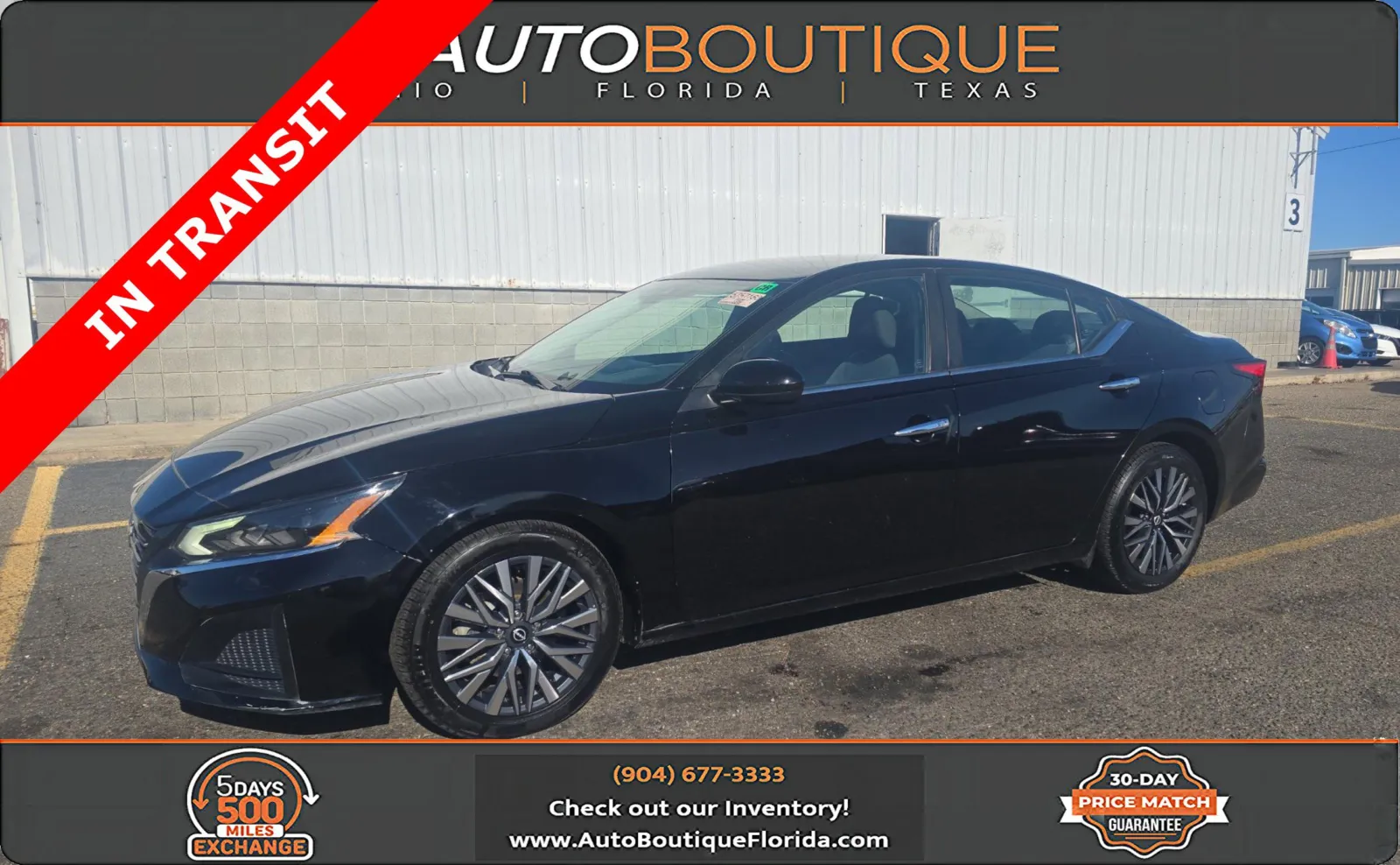 Black 2023 Nissan Altima 2.5 SV for sale in Jacksonville, FL