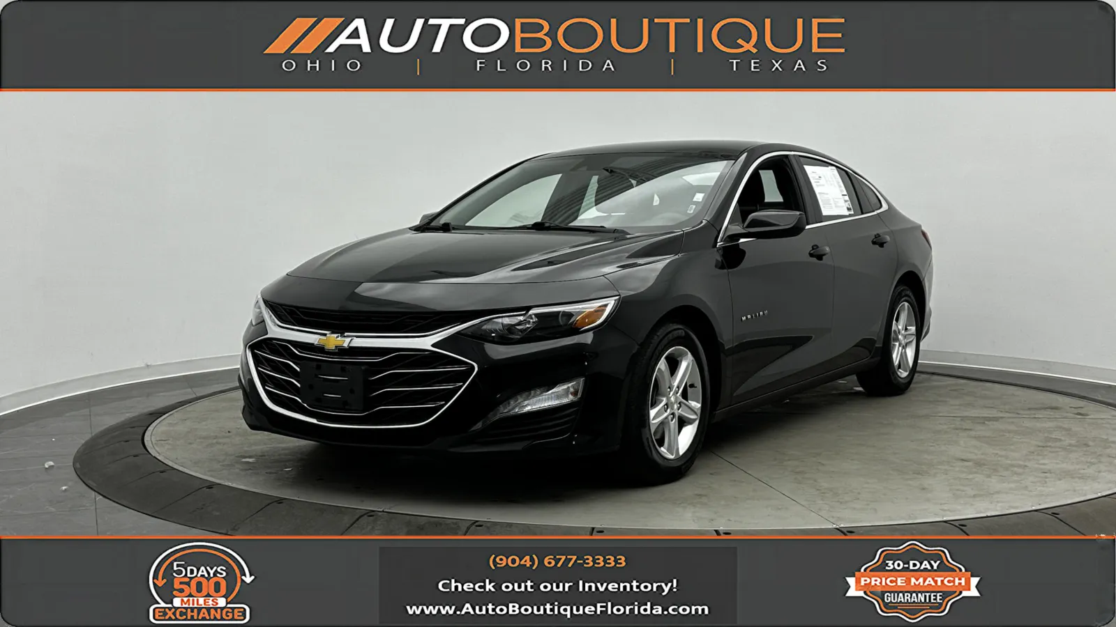 Black 2023 Chevrolet Malibu LT for sale in Jacksonville, FL