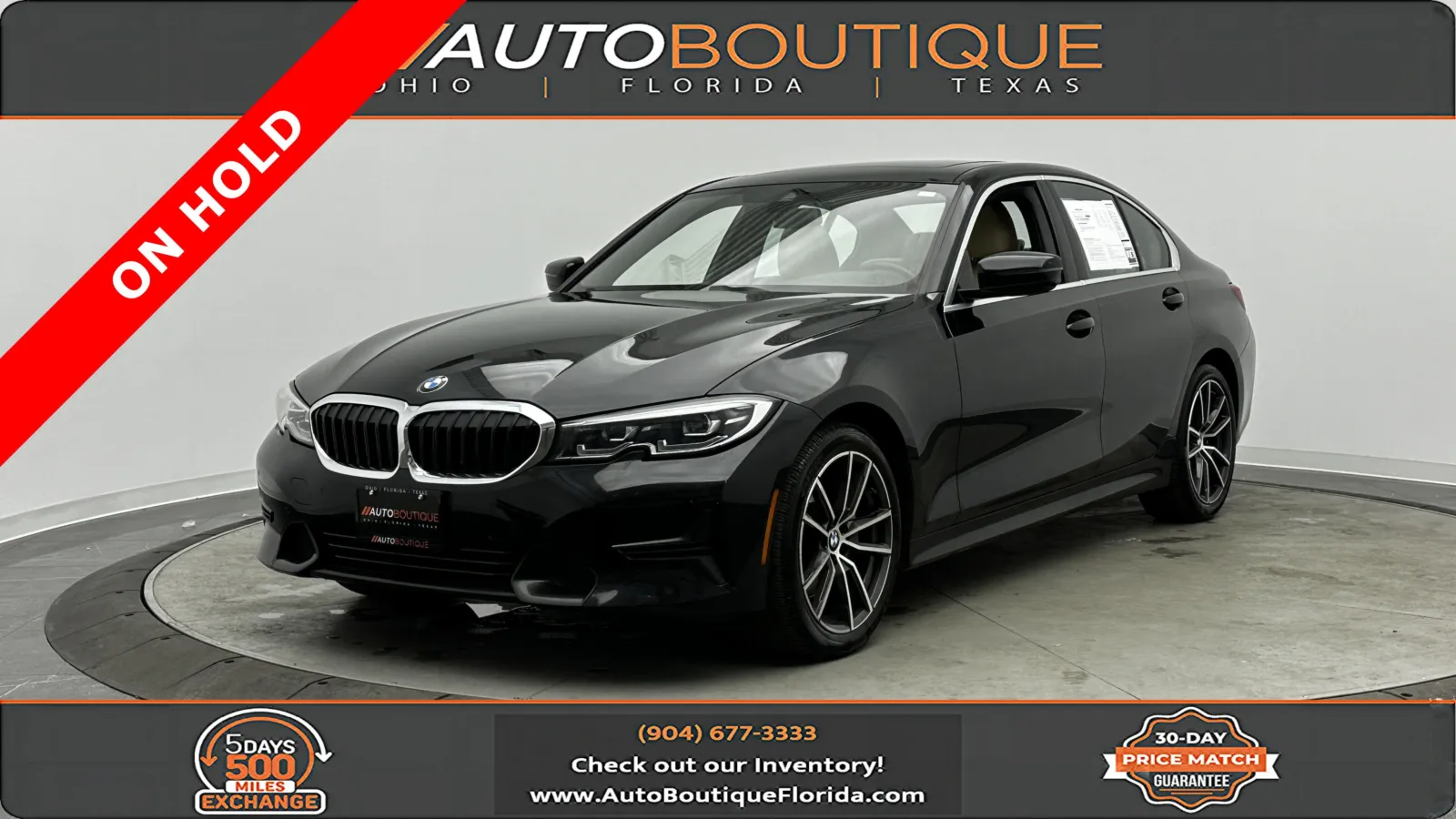 Black 2020 BMW 3 Series 330i for sale in Jacksonville, FL