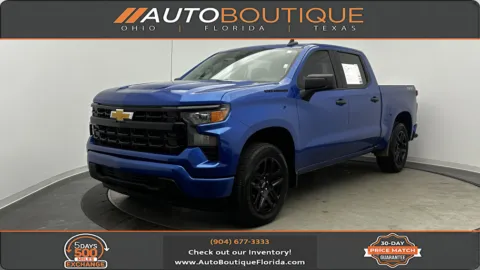 Blue 2022 Chevrolet Silverado 1500 Custom for sale in Jacksonville, FL