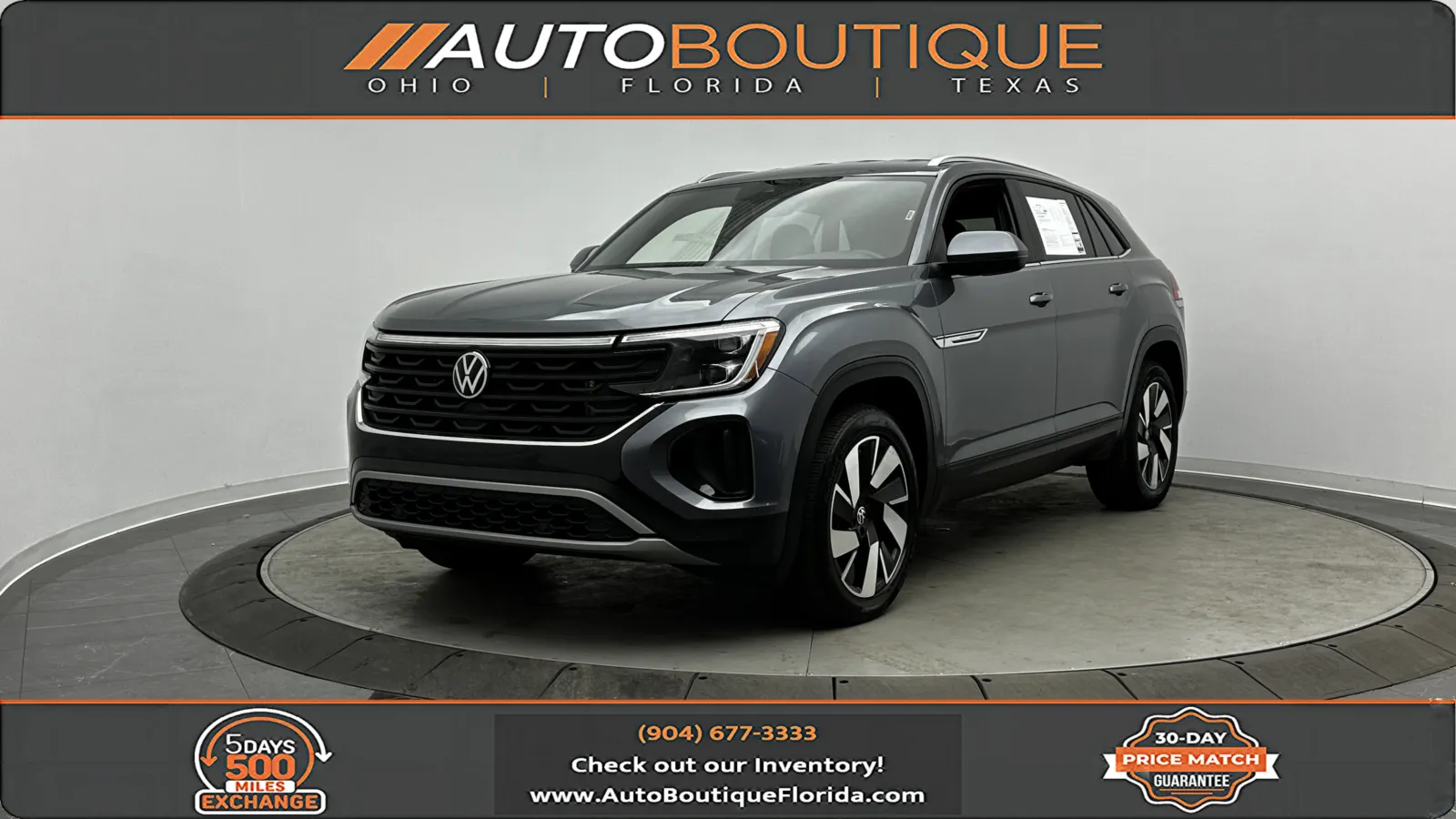 Gray 2024 Volkswagen Atlas Cross Sport 2.0T SE w/Technology for sale in Jacksonville, FL