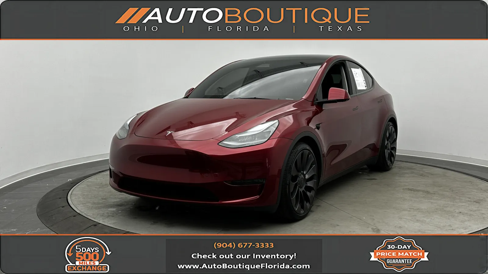Red 2025 Tesla Model Y Performance for sale in Jacksonville, FL