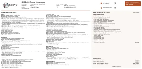 More photos of 2016 Buick Encore Convenience at Auto Boutique Florida, FL