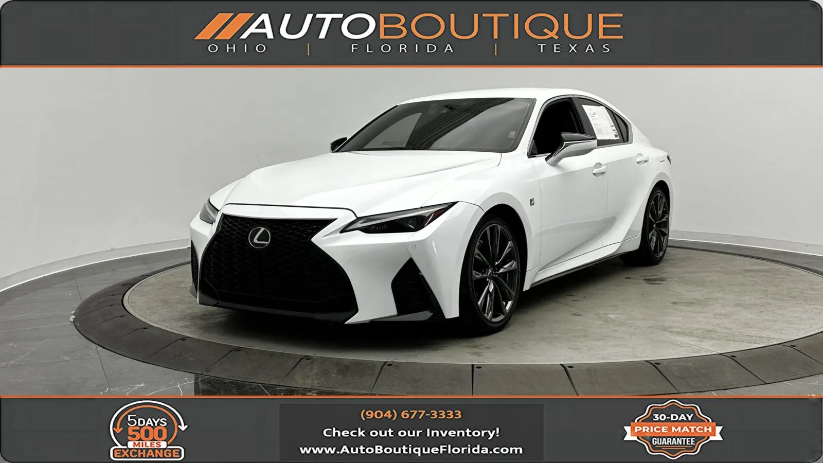 Silver 2021 Lexus IS 350 F SPORT for sale in Jacksonville, FL