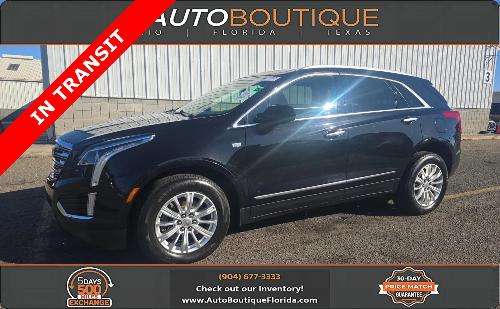 Black 2019 Cadillac XT5 FWD for sale in Jacksonville, FL
