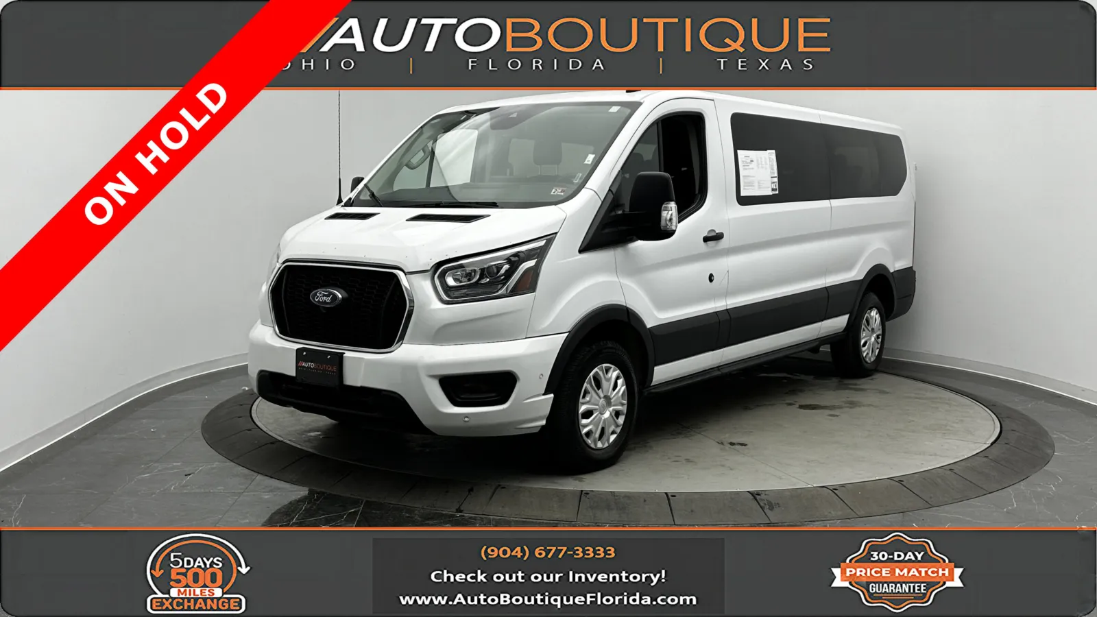 White 2023 Ford Transit Passenger Wagon XLT for sale in Jacksonville, FL