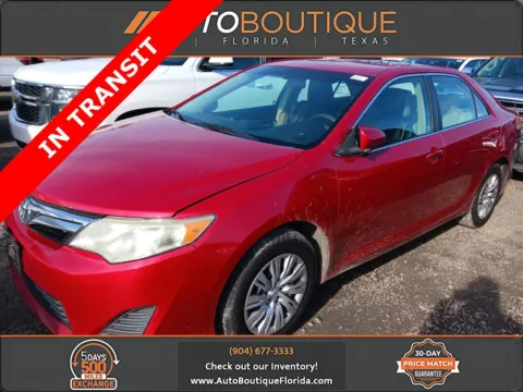 Red 2013 Toyota Camry LE for sale in Jacksonville, FL
