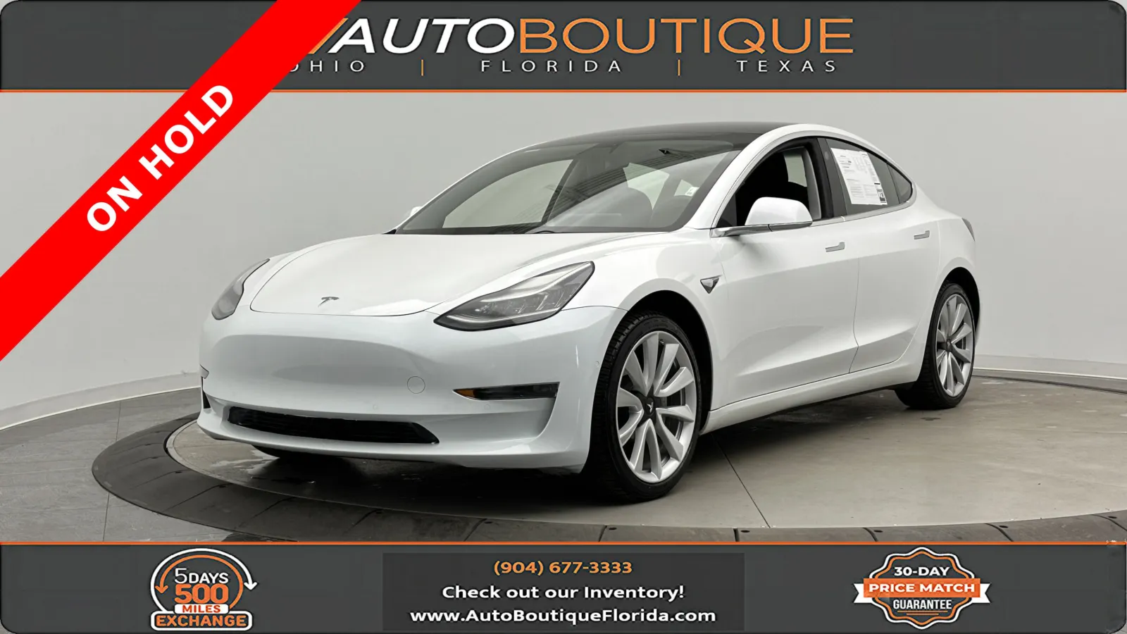 2019 Tesla Model 3 Long Range for sale in Jacksonville, FL