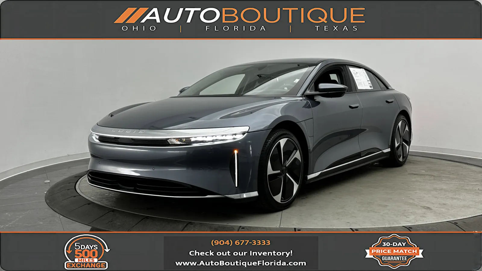 Blue 2025 Lucid Air Pure for sale in Jacksonville, FL