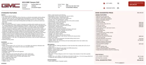 Photos of 2018 GMC Canyon 2WD SLE for sale in Jacksonville, FL at Auto Boutique Florida