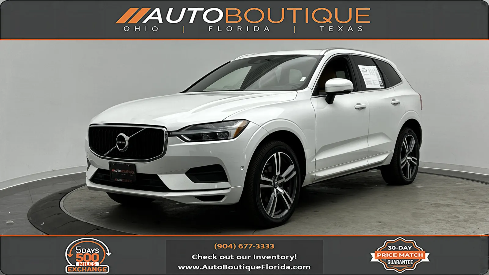 White 2018 Volvo XC60 Momentum for sale in Jacksonville, FL