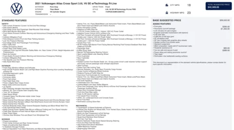 Photos of 2021 Volkswagen Atlas Cross Sport 3.6L V6 SE w/Technology R-Line for sale in Jacksonville, FL at Auto Boutique Florida